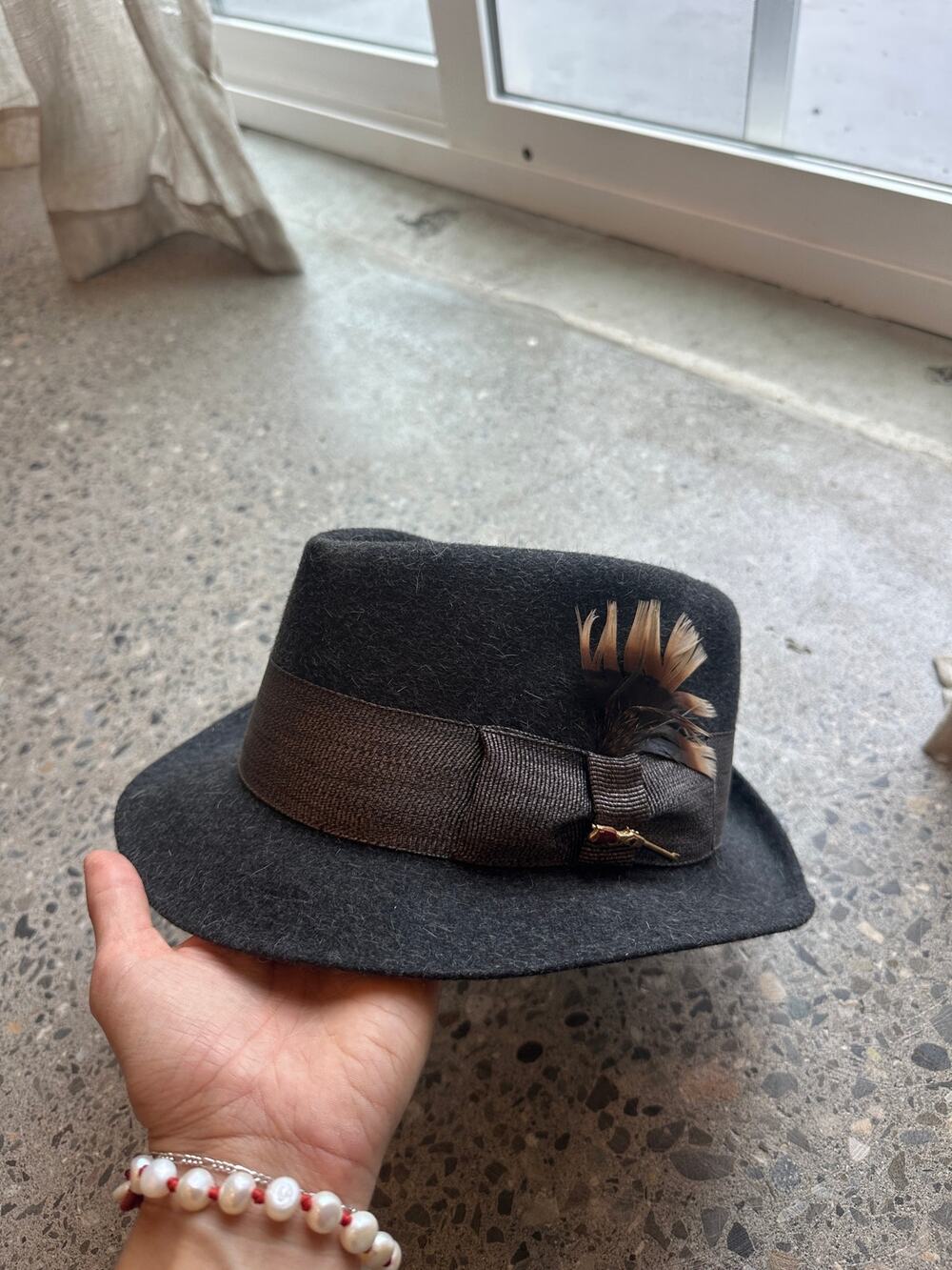Vintage Stetson Royal De Luxe Gun Club Fedora 7 1/4